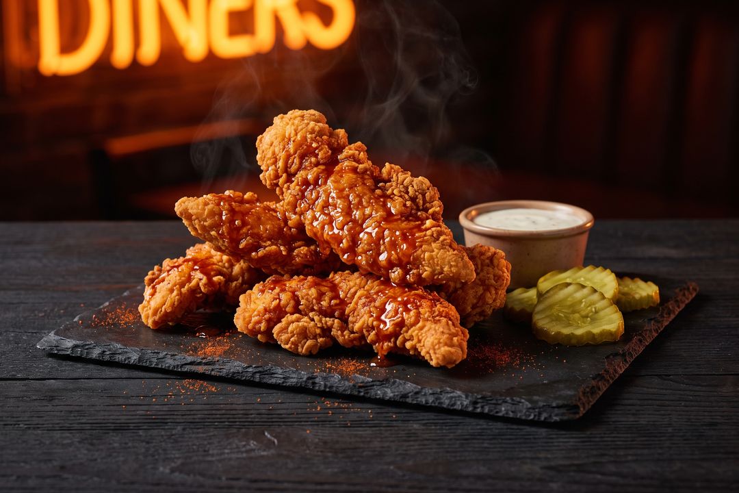 Golden chicken tenders